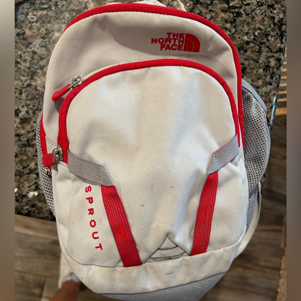 The North Face Toddler back pack. Lots of wear but still in decent condition!